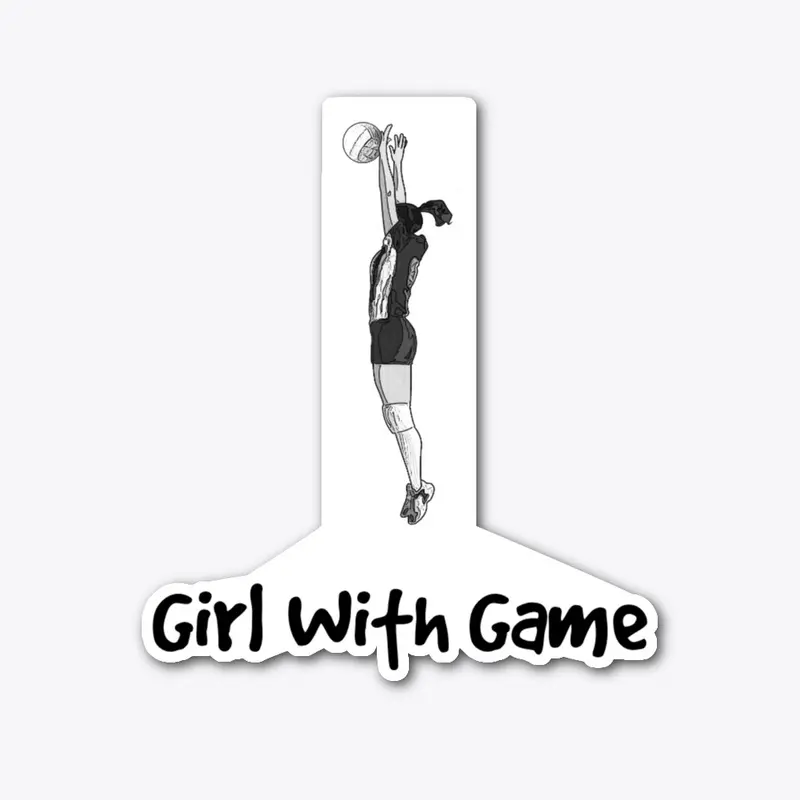 Girl With Game Sports Volleyball