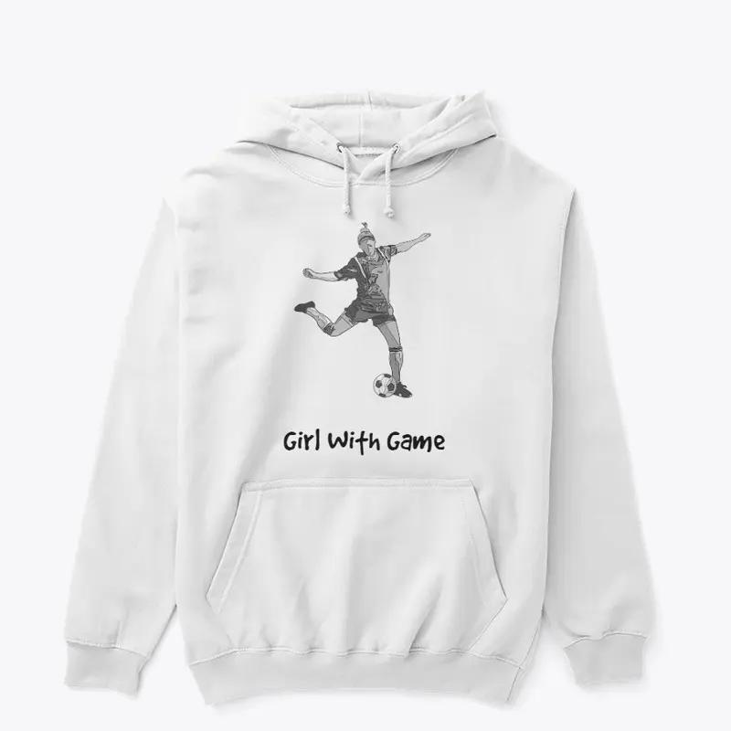 Girl With Game Sports Soccer