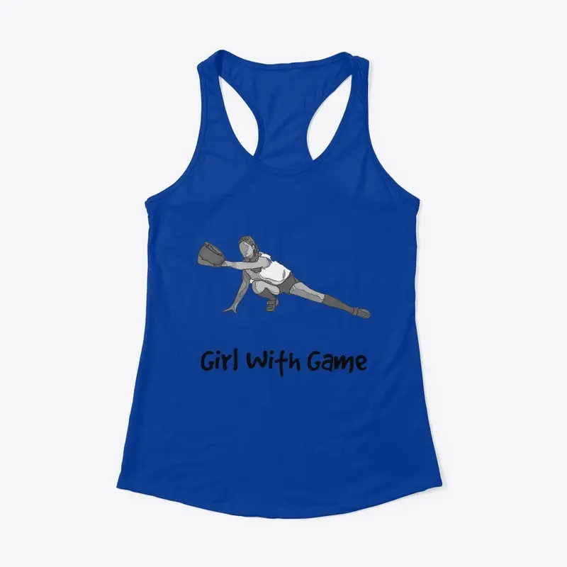 Girl With Game Sports Softball